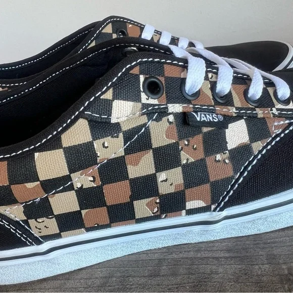 Vans Men's Atwood Camo Check Checkerboard Shoe Size 11.5 #B1516